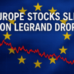 European Stocks Fall 0.2% as Legrand Slides 11% on Weak Sales