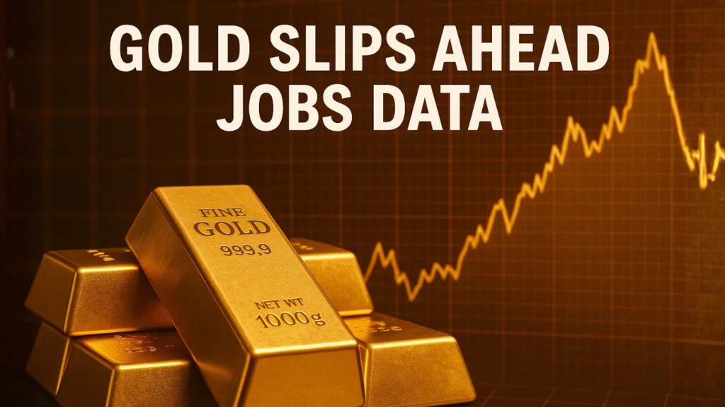 Gold Slips 0.2% as Markets Cut Dec Rate-Cut Odds and Await Key U.S. Jobs Data
