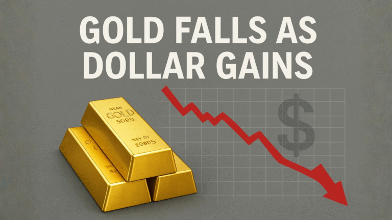 Gold Slips 0.4% to $3,986 as Dollar Hits 3-Month High, Fed Outlook Murky