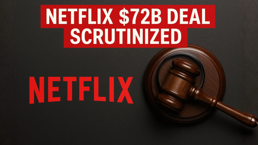Netflix’s $72B Warner Bros. Deal Faces Scrutiny After Trump Flags Concerns