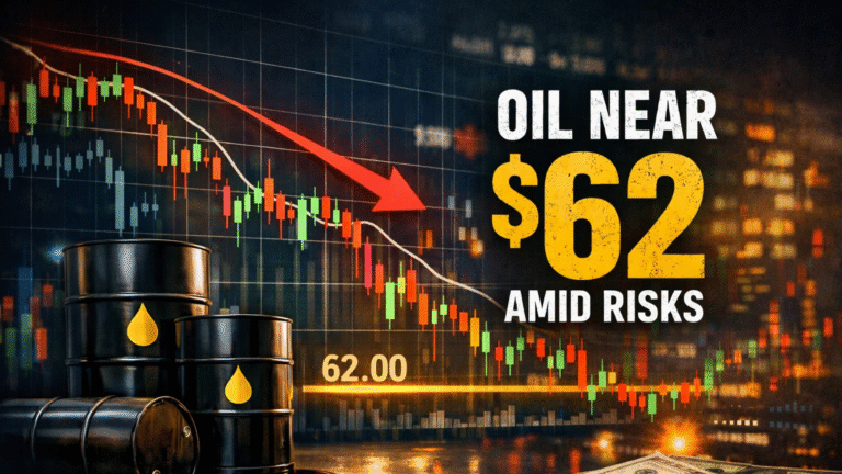 Oil Holds Near $62 as 3% Weekly Gain Faces Geopolitical Supply Risks