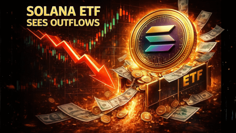 Bitwise Solana ETF Sees $4.6M First Outflow as SOL Slides 6% to $124
