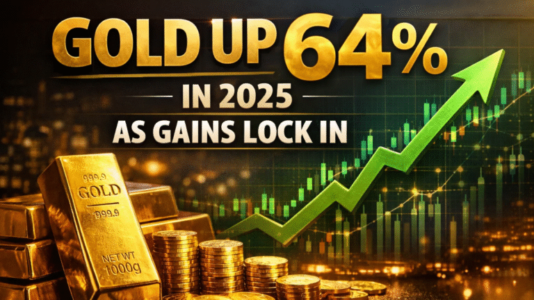 Gold Ends 2025 Up 64% as Prices Ease While Traders Lock In Gains