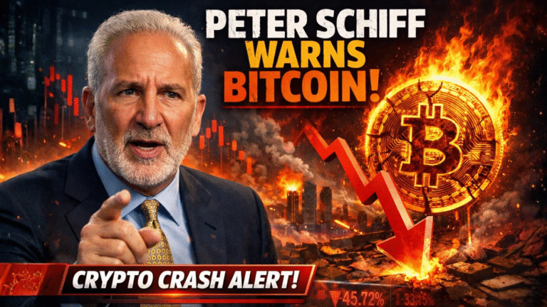 Peter Schiff Sounds Alarm: Bitcoin Faces Downturn as Gold and Silver Surge