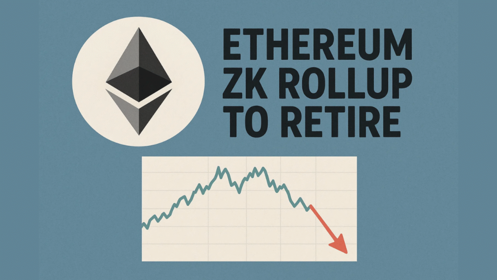Ethereum’s First ZK Rollup to Retire in 2026 as 330 Daily Users Decline