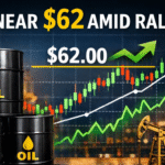 Oil Holds Near $62 as 5-Day Rally Meets U.S. 4.3% Growth, Venezuela Risks