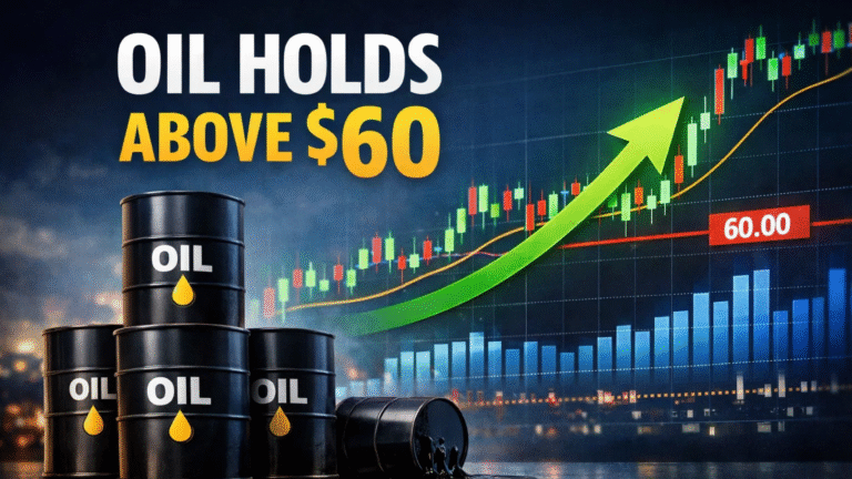 Oil Holds Above $60 as Trump Blockade, Russia Risks Fuel Supply Fears