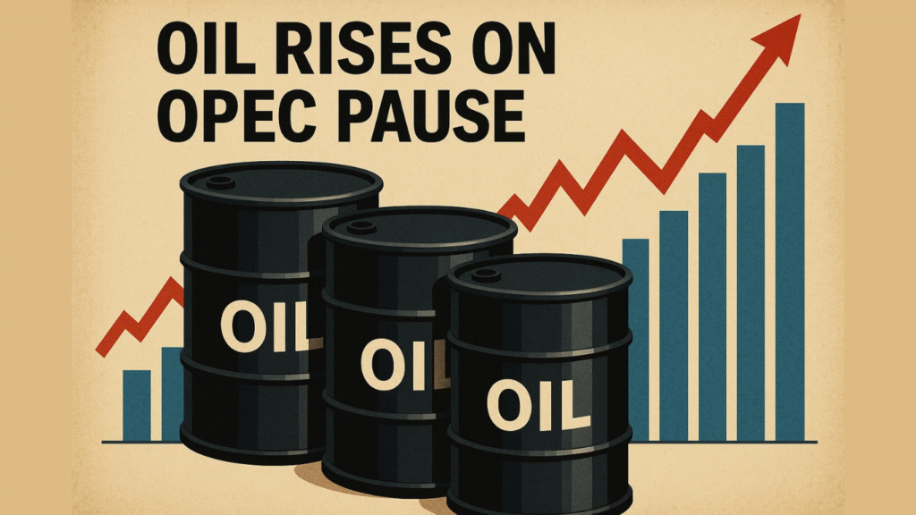 Oil Rises 1.2% as OPEC+ Pauses Output and Global Supply Risks Intensify