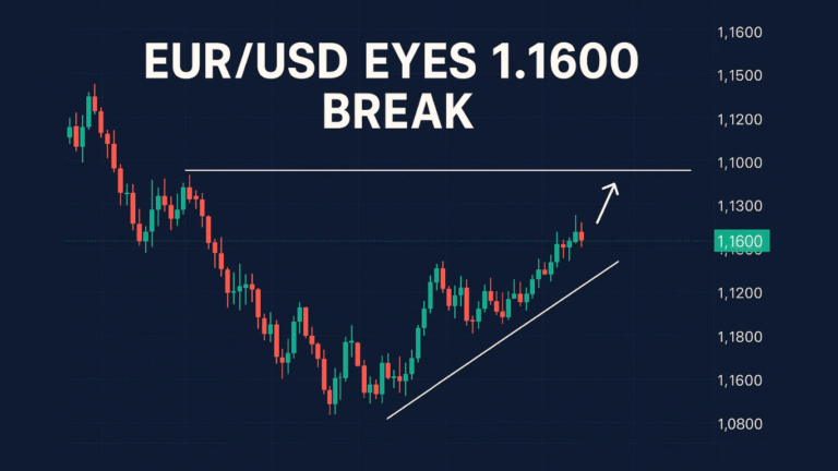 EUR/USD Eyes Break Above 1.1600 as Pair Tests 200-Day SMA Resistance Zone