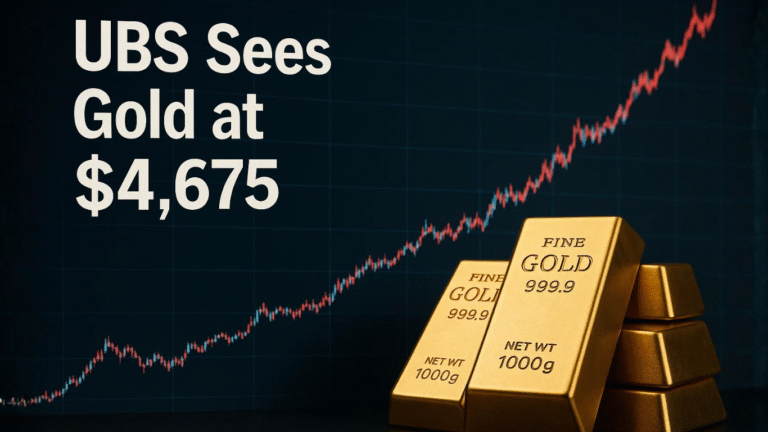 UBS Sees Gold Averaging $4,675 by 2026 as Structural Demand Strengthens