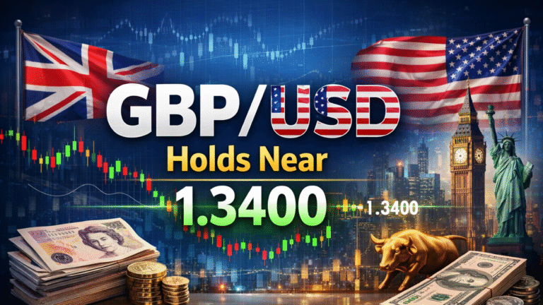 GBP/USD Holds Near 1.3400 as 90% Fed Cut Odds Test Sterling Momentum