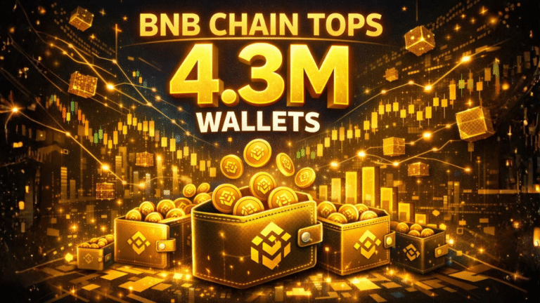 BNB Chain Tops 4.3M Daily Wallets, Outpacing Ethereum and Solana