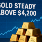 Gold Steadies Above $4,200 as Markets Brace for Fed’s 90% Rate-Cut Odds