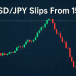 USD/JPY Slips 0.5% From 156.00 as Fed Cut Bets Rise and BoJ Signals Hikes