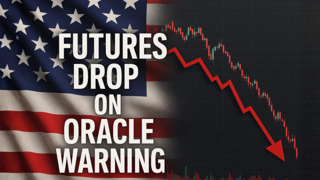 U.S. Futures Drop 205 Points as Oracle Warning Overshadows Fed’s Rate Cut