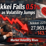 Nikkei Slides 0.51% as Volatility Jumps 16% Despite Stock Gains
