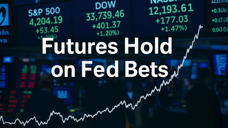 US Futures Hold as 89% Fed Cut Odds and $3.25B AI Deal Lift Market Sentiment