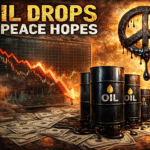 Oil Drops 0.6% as Russia-Ukraine Peace Hopes, Weak China Data Hit Demand