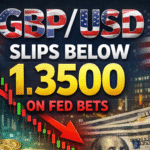 GBP/USD Slips Below 1.3500 as 90% Fed Cut Bets Shape FX View for Pound Outlook