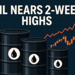 Oil Nears 2-Week Highs as Fed Cut Odds Hit 84% and Geopolitics Tighten Supply