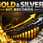 Gold, Silver Hit 2 Record Highs as Dollar Slides and Global Risks Rise