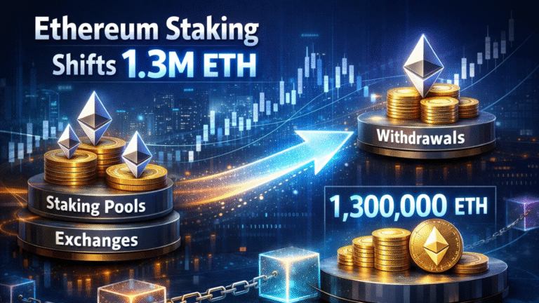 Ethereum Staking Shifts as Exit Queue Drops 99.9% and 1.3M ETH Re-Enters