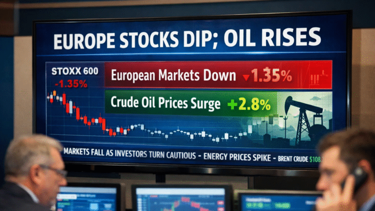 Europe Stocks Dip as Greenland Risk Grows; Oil Up $60, DAX +0.2% EU!