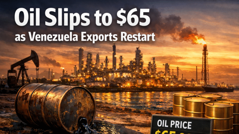 Oil Slips to $65 as Venezuela Restarts Exports; Iran Unrest Lifts Risk Premium