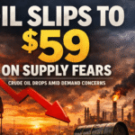 Oil Slides to $59 as IEA Supply Warning Looms Amid Greenland Trade Tensions
