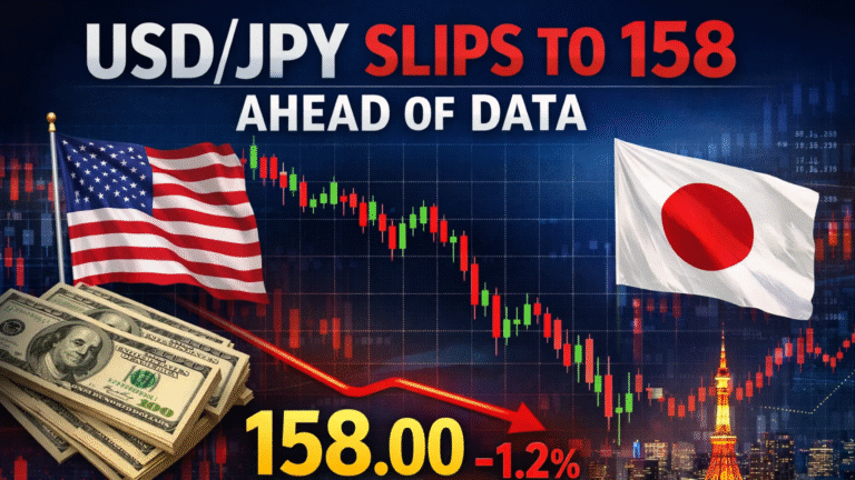 USD/JPY Slips to 158 as 3 Key Forces Weigh on Yen Ahead of BoJ, US Data