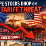 Europe Stocks Drop 1% as Trump’s 10% Tariff Threat on Greenland Shakes Markets