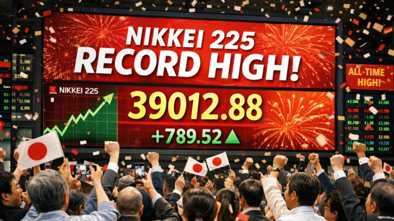 Nikkei 225 Jumps 1.31% to Record High as Tokyo Stocks Defy Global Cues