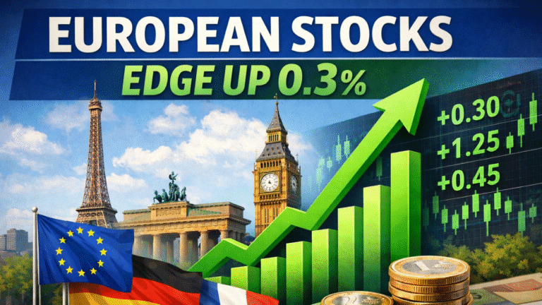 European Stocks Edge Up 0.3% as 57,000 US Payrolls Forecast Looms