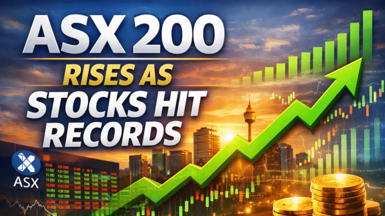 ASX 200 Gains 0.48% as 3 Stocks Hit Records on Gold and Consumer Strength