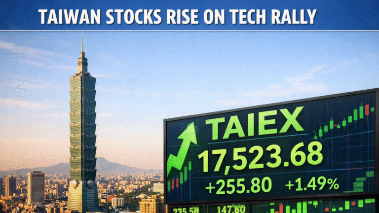 Taiwan Stocks Rise 0.92% as Tech Leads Rally; Powertech Hits Record High