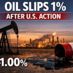 Oil Slides 1% After U.S. Seizes Maduro, Fueling Supply Fears in 2026