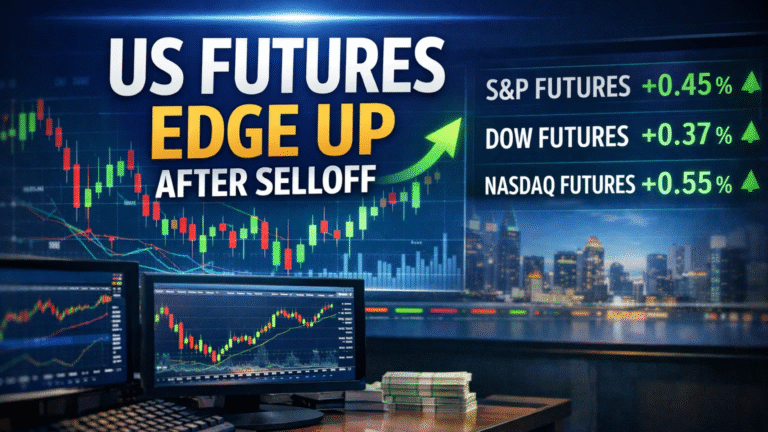 US Futures Edge Up 0.1% After $1.3T Selloff on Greenland Tariff Shock