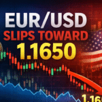EUR/USD Slips Toward 1.1650 as 60,000 US Jobs Forecast Tests Dollar