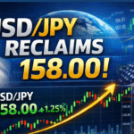 USD/JPY Reclaims 158.00 as 11-Month Wage Slump Deepens Japan Risks