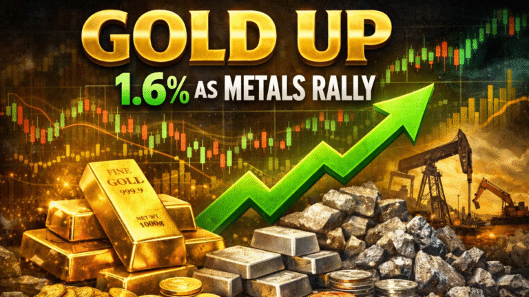 Gold Opens 2026 Up 1.6% After 60% 2025 Surge as Silver, Platinum Rise Higher