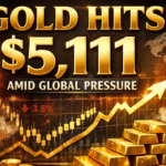 Gold Hits $5,111/oz, Up 17% in 2026 Amid Geopolitical & Fed Pressure