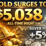 Gold Rebounds to $5,038 as Silver Jumps 5% and Markets Await U.S. Jobs Data