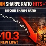 Bitcoin Sharpe Ratio Falls to -10 as BTC Sits 44% Below $126,000 Peak