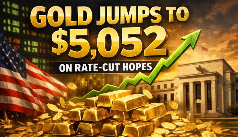 Gold Jumps to $5,052 as Weak U.S. Data Revives 2025 Rate-Cut Hopes