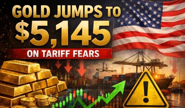 Gold Jumps 0.8% to $5,145 as 15% Tariffs Shake Global Markets