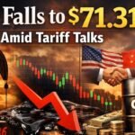 Oil Falls 0.6% to $71.31 as 15% Tariff and Iran Talks Loom