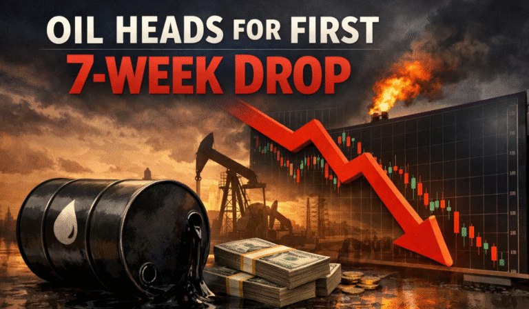 Oil Faces First Weekly Drop in 7 Weeks as US–Iran Talks Put $60 Barrels at Risk