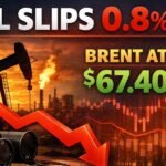 Oil Prices Slide 0.8% as Brent Drops to $67.40, Supply Fears Ease