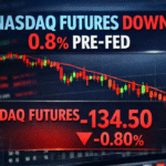 Nasdaq Futures Slide 0.8% to 24,604 Ahead of Fed Minutes, Data