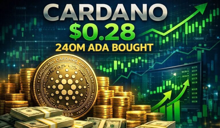 Cardano at $0.28 After $1.9B Loans, 240M ADA Whale Buys